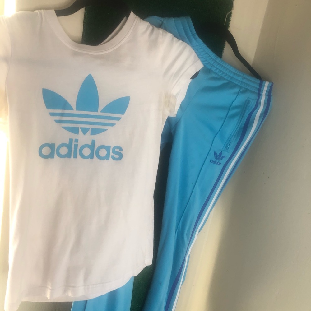 ADIDAS SHIRT AND SWEAT SET